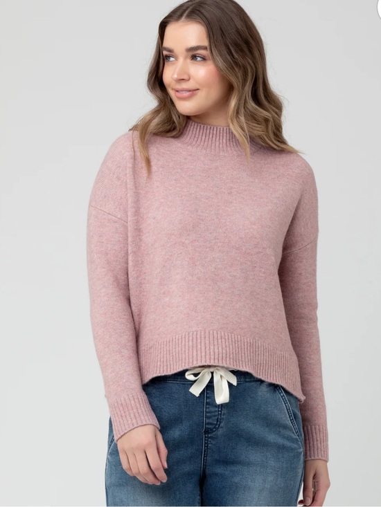 Ripe Sweaters - Ripe Jade Crop Nursing Knit Pink.